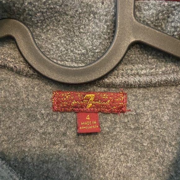 7 For All Mankind Kids Sweater Size 4 - Picture 8 of 9
